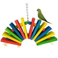 thumbnail image 6 of Meidiya Bird Parrot Chewing Sticks Toys,Hanging Multicolored Natural Wooden Blocks Suggested for Conures,Parakeets,Cockatiels,Lovebirds and Other Birds, 6 of 7
