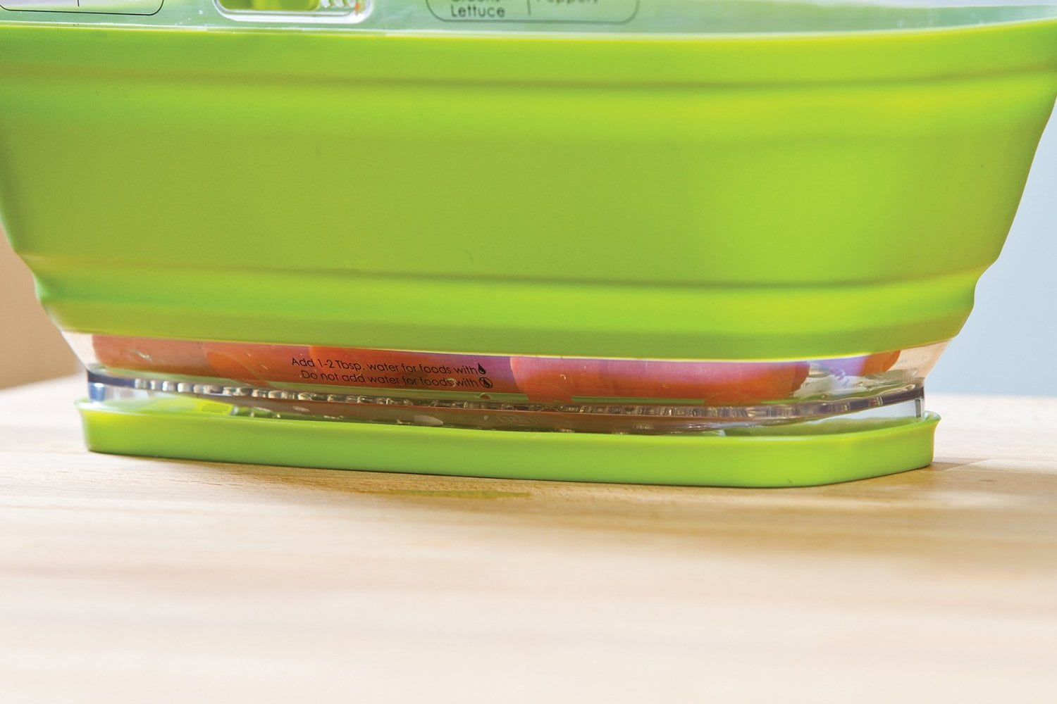 Progressive Prepworks Collapsible Mini Produce Keeper, Green, 2 Quart