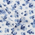 thumbnail image 5 of Laura Ashley Brushed Cotton Flannel Sheet Set Color: Emelisa Blue Size: FULL SET, 5 of 10