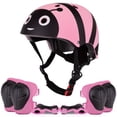 thumbnail image 1 of CNKOO Bicycle Helmet Kids Cartoon Safety Head Protection for Kids 5+ Years Light Weight Breathable for Bicycle   Fun Design  Colorful Helmet  Lightweight Plastic  Young Cyclists, 1 of 5