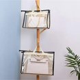 thumbnail image 2 of 8 Pcs Dust Bags Clear Purse Storage Organizer for Closet Small to Extra Free Zipper Bag, 2 of 6