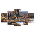 thumbnail image 2 of Pintura Sin marco Colco 5 Unids De Animal Print Ciervos, 2 of 7