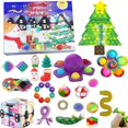 thumbnail image 1 of Caja ciega de Navidad, regalo de fiesta para niños, cubo de Rubik sin cremallera, giroscopio, calendario de cuenta atrás, caja ciega, juguete de Navidad, 1 of 4