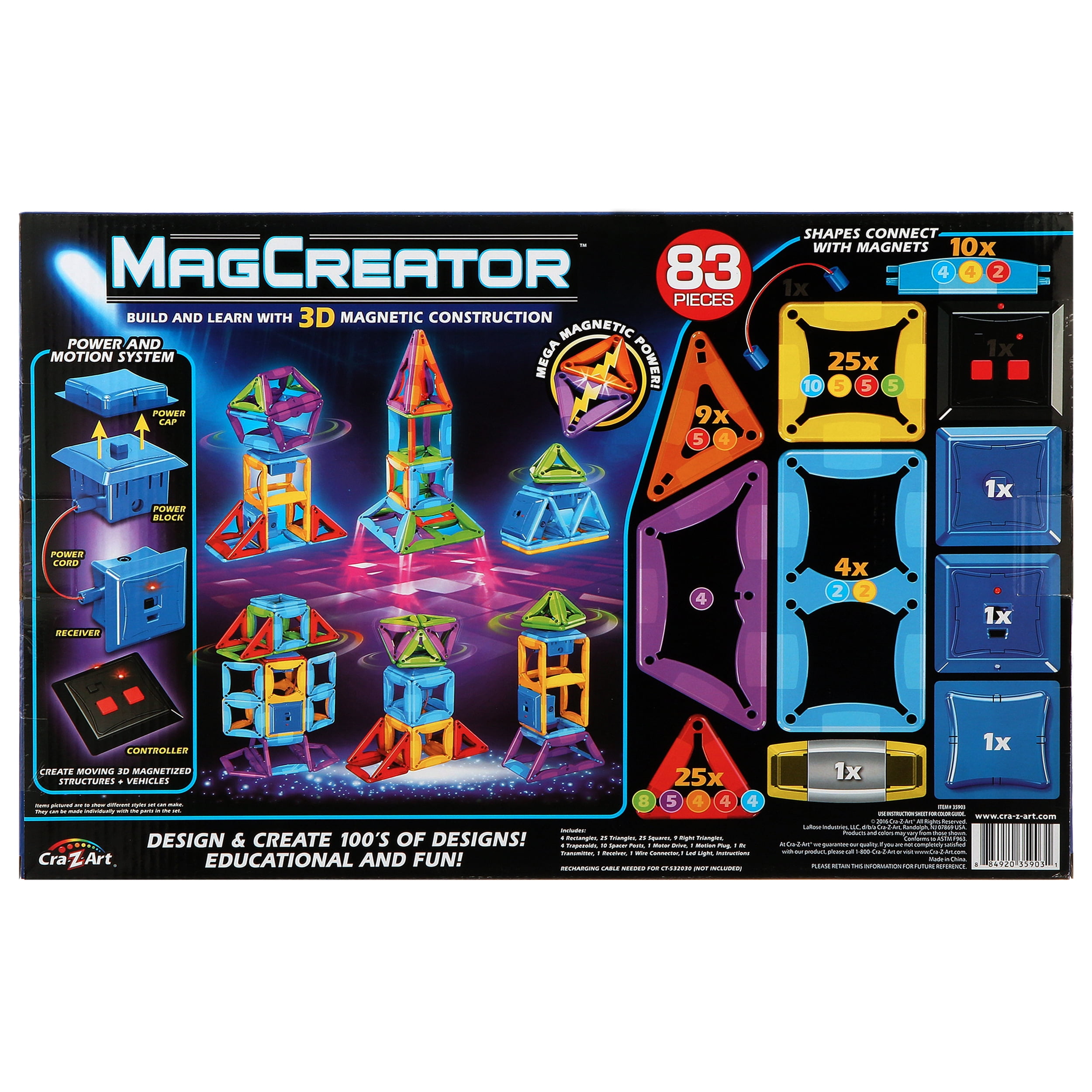cra z art magnetic tiles