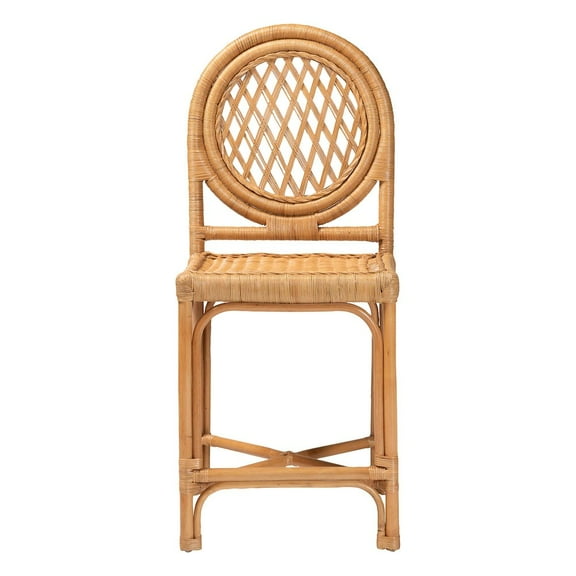 bali & pari Oxford Natural Rattan Counter Stool