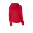 thumbnail image 4 of Sport Tek Female Cowl Neck Hoodie Lst272 True Red X-Small, 4 of 4