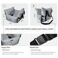 thumbnail image 5 of WOWMAX Dog Car Seat, Booster Pet Seat for Small & Medium Dogs, Upgrade Pet Car Seat, Car Seat for Dogs, Portable Pet Travel Safety Car Seat, Fully Detachable and Washable, Medium, 5 of 9