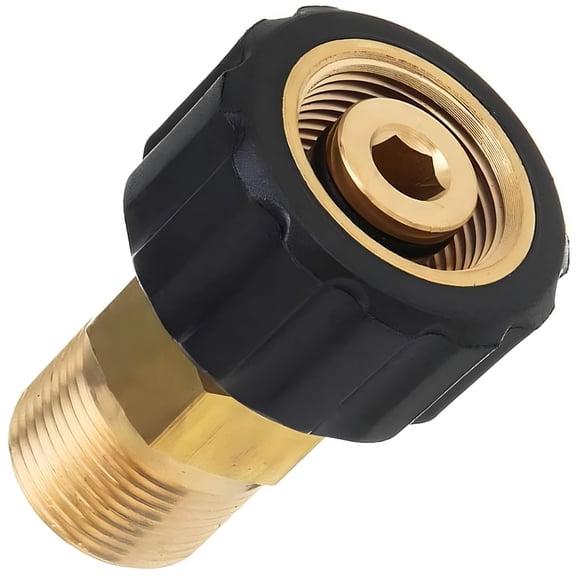 ZEPARO Pressure Washer Fitting,M22 X 15Mm Female Thread To M22 X 14Mm Male Thread Quick Coupler Pressure Washer Adapter Parts