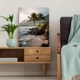 thumbnail image 5 of Tropical Palm Trees Beach Landscape Canvas Print, Wall Art for Living Room, Bedroom, Bathroom, Kitchen, Office, Hotel, Cafe, 5 of 8