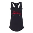 thumbnail image 2 of Wild Bobby, SRT Silhouette Street Racing Viper, Cars and Trucks, Women Racerback Tank Top, Black, Small, 2 of 4