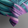 thumbnail image 4 of Colorful Tropical Leaf Pattern Rectangle Tablecloth 60"x120",Waterproof Polyester Rectangle Table Cloth, Wipeable Spillproof Polyester Tablecloth for Dining, Camping, Indoor and Outdoor, 4 of 6