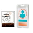 thumbnail image 6 of Pen+Gear 1 Pack Plastic Badge Holders, Clear ID Card Holders with Easy Access Vertical Plastic Case Hard Card Protector for Office School IDs Credit Cards Proximity Key, 6 of 8