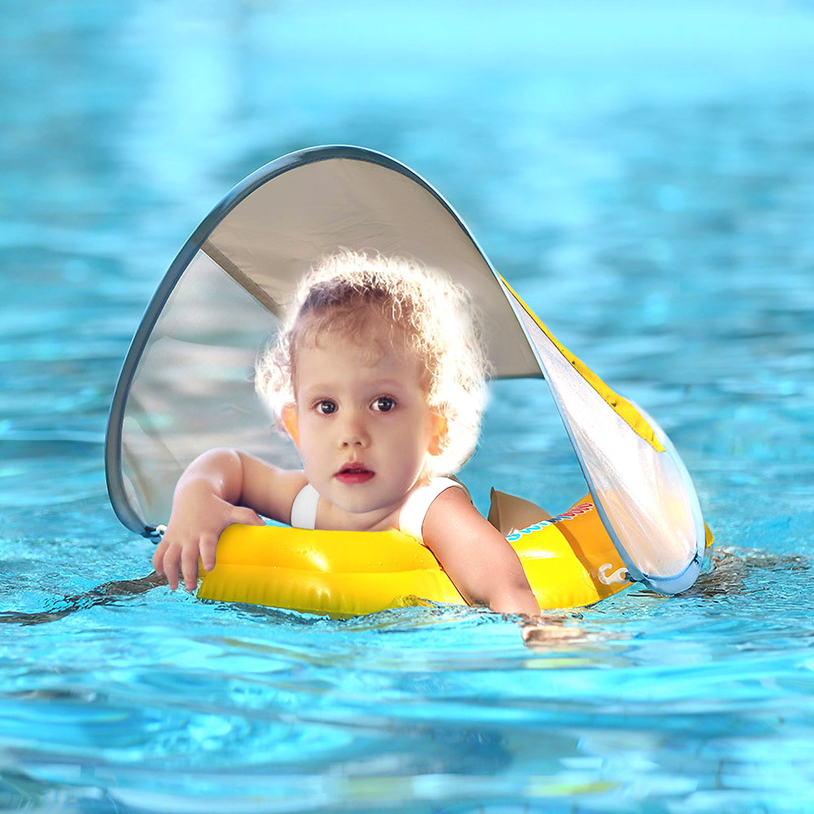 Newest with Sun Blue Details about    Baby Swimming Float Inflatable Baby Pool Float Ring 