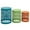 Multi Color Indoor Outdoor Nesting Trellis  Round S/3 22", 18", 15"H, variant on DecMode 23", 19", 15" H Metal Contemporary Accent Table, Multi Colored, 3-Piece