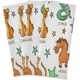 thumbnail image 6 of Cartoon Chinese Zodiac Animals Dish Towels Set of 4, Colorful Stars Washable Tea Towels Dishcloths Lint-Free 18x28 Inch Fast Drying for Kitchen Restaurant Bar Clean, 6 of 7