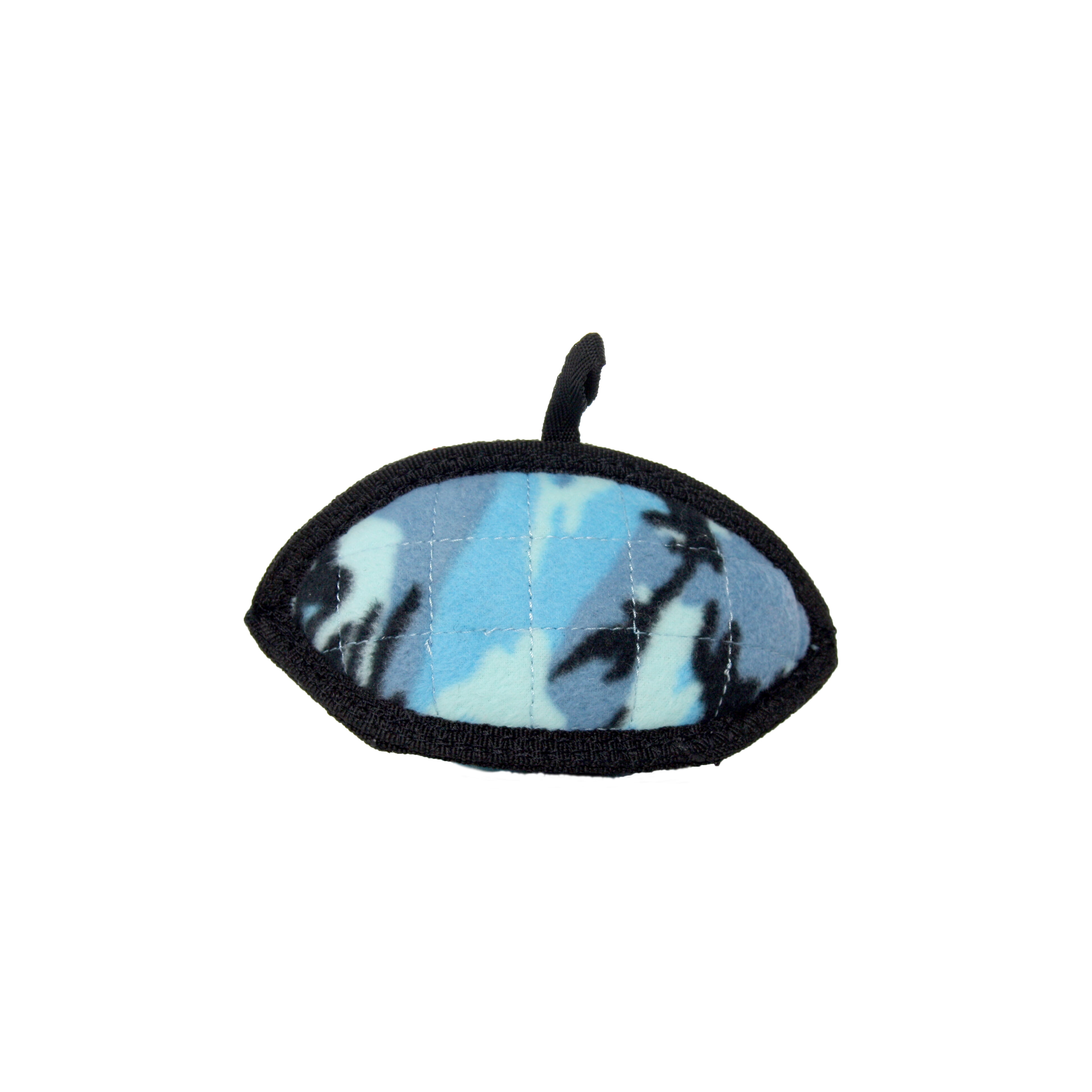 Tuffy Jr Odd Ball Camo Blue, 2-Pack, Durable Plush Dog Toys