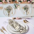 thumbnail image 3 of Cloth Napkins Set of 8 - 20x20 Inches, Coffee Tea Time Washable Reusable Table Napkins, Vintage Cup Roses Floral Rustic Soft & Absortbent Dining Napkin for Party Wedding Hotel Restaurant, 3 of 9