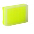 thumbnail image 1 of Bio Plas 0034F 96 Well Preparation Rack W Cover - 5 pk - Fluorescent Yellow, 1 of 1