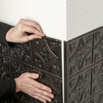 thumbnail image 3 of FASÄDE 47 in. Decorative Vinyl Large Profile Outside Corner Trim Smoked Pewter (5 Pack), 3 of 7