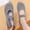 Khaki, variant on Casual Shoes for Women Solid Color Non Slip Breathable Mesh Round Toe Slip On Daily Work Flats