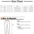 thumbnail image 2 of up to 60% off Gifts Usmixi Womens Plus Size Trousers Comfy Breathable Cotton Linen Double Layer Long Cropped Pants Casual Solid Elastic Waist Pocket Pants Coffee l, 2 of 2