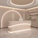 thumbnail image 1 of Luxury Lectern Reception Desk Front Desk Store Advisory Checkout Information Reception Desk Modern Comptoir Caisse Bar Furniture My Lux Decor Round, 1 of 6