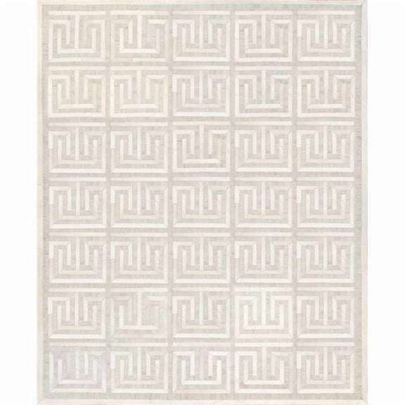 Pasargad Home PTX-3138 6x9 Pasargad Home 6' x 9' Galaxy Cowhide & Sari Silk Rectangle Area Rug, Multi Color