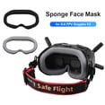 thumbnail image 3 of Para DJI FPV Goggles V2 Face Mask Pad Drone Flight Glasses Foam Pad (Negro) Likrtyny Para estrenar, 3 of 9
