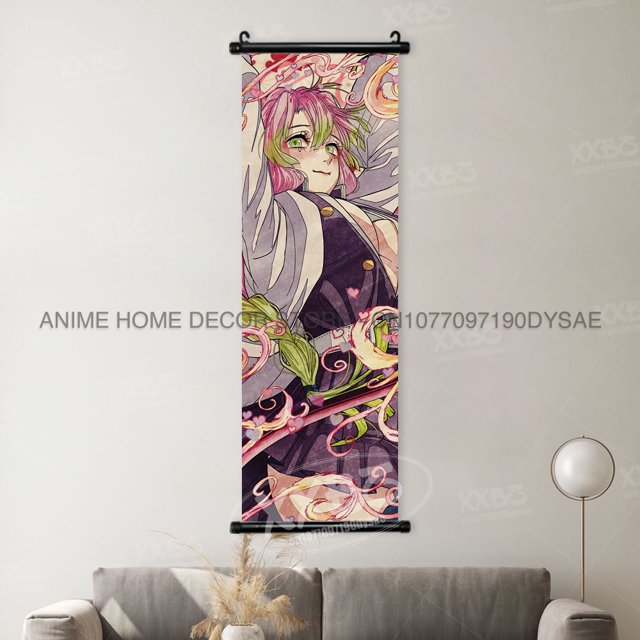Demon Slayer Anime Canvas and PVC Wall Art Scrolls for Home Decor Various Sizes