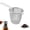 1PC, variant on Bxaolu Tea Infuser Stainless Steel Tea Strainer Folding Handle Tea Filter Extra Fine Mesh Strainer Brewing Basket for Loose Leaf Tea (Silver)