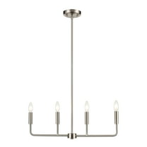 Elk Home 25-Inch Wide Park Slope Chandelier Modern-Brushed Nickel