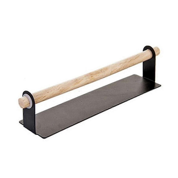 No Drilling Wall Mounted Home Bathroom Storage Rack Towel Holder Kitchen Hanger-zzy