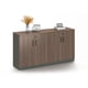 thumbnail image 1 of Credenza Cracovia Mundo In  con Acabado de Melamina y Patas de Acero, 160x40x84 cm, 1 of 1