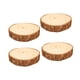 thumbnail image 5 of 4x Rebanadas de Madera Natural Macarena Decoración del Hogar 10cmx10cmx2cm Sujetavelas, 5 of 8
