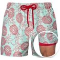 thumbnail image 1 of Men's Boardshorts Printed Sweatpants Double Layer Shorts, 1 of 5