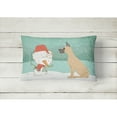thumbnail image 2 of Cropped Fawn Great Dane Snowman Christmas, 2 of 3