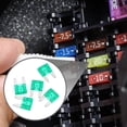 thumbnail image 3 of Unique Bargains 5 Pcs Mini 40AMP APM/ATM Universal Car Fuse Blade Style Fuses Short Circuit Protection Automotive Car Boat Truck SUV RV Plastic Metal Green 30A, 3 of 7