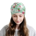 thumbnail image 2 of Naloa Bunny And Rose Soft Beanie Hat, Knit Beanie Daily Beanie in Fine Knit for Women Men Winter Travel, Outdoor, 2 of 7