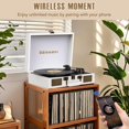 thumbnail image 3 of Maleta Udreamer para reproductor de discos de vinilo con Bluetooth y altavoz, 3 of 8