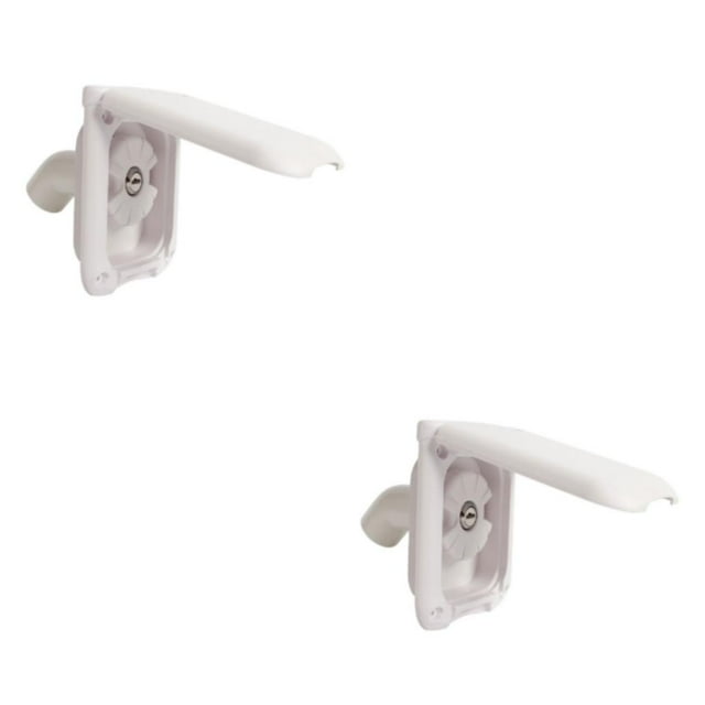 maskred Lockable RV Water Inlet Cover Water Safety In Trailer Tank Equipped Plastic Made With Exquisite Craftsmanship white 2Set