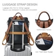 thumbnail image 2 of Mochila Shrrie Leather Fashion Women Travel Black, 2 of 7