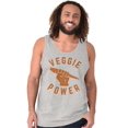 thumbnail image 5 of Veggie Power Cute Vegetarian Fighter Tank Top T Shirts Men Women Brisco Brands M, 5 of 5