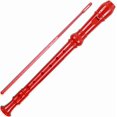 thumbnail image 1 of Soprano Recorder Descant Flauta Recorder 8 Hole ABS Clarinet German Style Treble flute C Key With Fingering Chart Instructions with Cleaning Rod Bag, 1 of 6