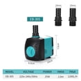 thumbnail image 4 of GloryStar Submersible Water Pump With Nozzle Efficient Energy-saving High-performance Fountain Pump For Fish Tank Pond, 4 of 8