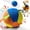 L, variant on Calming Jumbo Ball for Dogs, 10/18/22" Large Herding Balls, Durable Tear-Resistant Inflatable Toys with Heavy-Duty Handle Cover & Pump, Big Exercise Toy for Pets and Horses