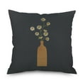 thumbnail image 1 of Ins Wind Linen Pillowcase Simple Creative Cushion Abstract Leaf Pillow Square Cushion Cover 20, 1 of 4