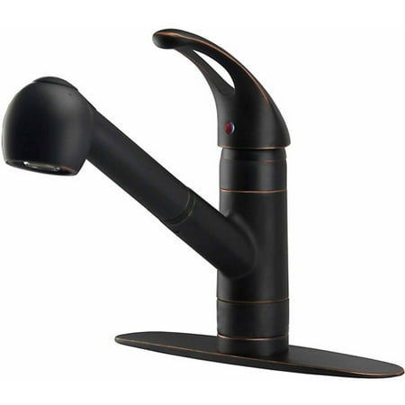 Ultra Faucets UF12005 Oil Rubbed Bronze Single Handle Kitchen Faucet