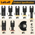 thumbnail image 3 of Multitool Blade Kit LEILUO for Wood Nails Oscillating Saw, 3 of 7