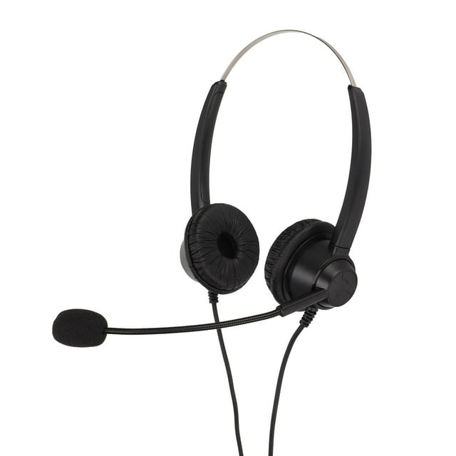 Telephone H360DUSB Double Sided Headset Black Volume Adjustment USB Business Headset With USB Plug For Telemarketing