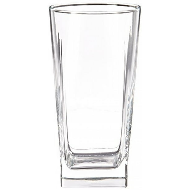 Home Essentials Red Series Bubble 17oz Highball Glass, Set of 4